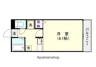 ホワイトマルセイユ【3階】の間取り