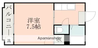 レインボー上荒田【305号室】の間取り