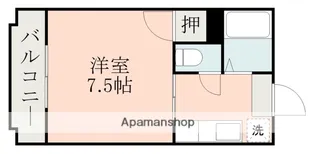 レインボー上荒田【4階】の間取り