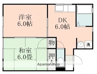 鹿児島県鹿児島市田上5丁目【アパート】の間取り