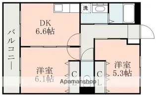 レジデンスSRK【1階】の間取り
