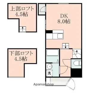 カレン照国【3階】の間取り