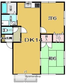 アムールKⅡ【1階】の間取り