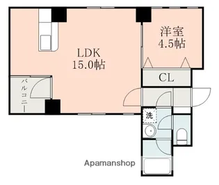 マリンステージKT【3階】の間取り