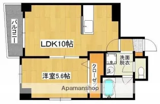 ロータスエイト【5階】の間取り