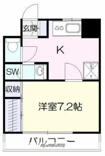 メゾンシャルム【5階】の間取り