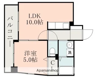 カラーズ【10階】の間取り