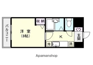 1Kの間取り画像