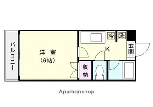 エクステンド城山【4階】の間取り