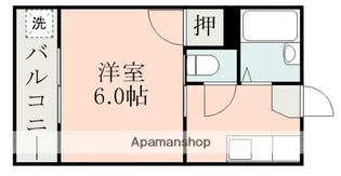 セレンディー小松原【4階】の間取り