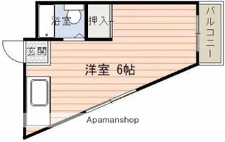 1Kの間取り画像