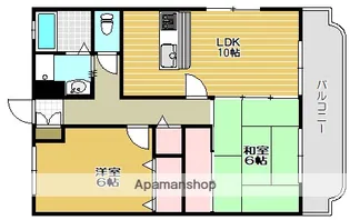 アムールK【302号室】の間取り