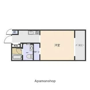 エヌワンビル【203号室】の間取り