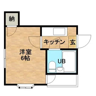 スカイコート永吉【301号室】の間取り