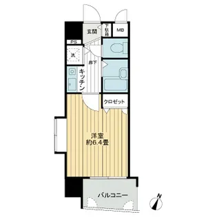 ライオンズマンション西千石【10階】の間取り