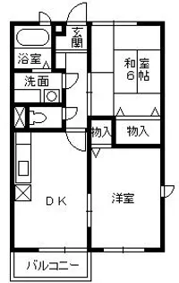 メゾンプロムナードT【1階】の間取り