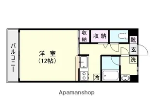 キャベンディッシュ【2階】の間取り