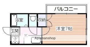 1Kの間取り画像