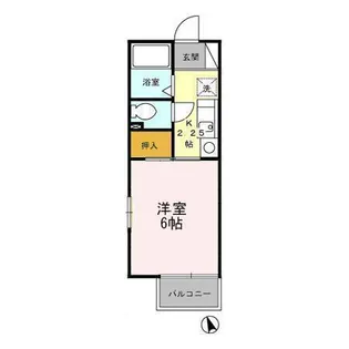 セリバテール東谷山Ⅱ【203号室】の間取り
