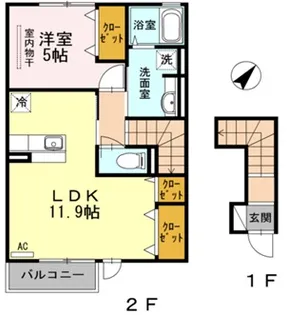 HARARAN CASTLE【2階】の間取り