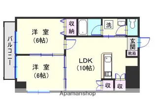 リードインアイエスヒラノ【8階】の間取り