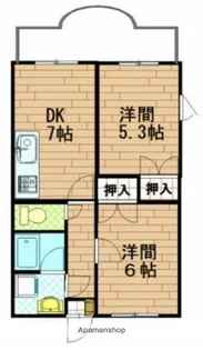 シオン【1階】の間取り