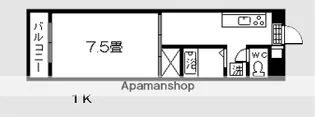 サンハイツ新栄【6階】の間取り