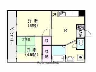 エスポワールM&T【2階】の間取り