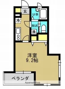 鹿児島県鹿児島市平之町【マンション】の間取り
