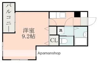 プレファランス平之町【2階】の間取り