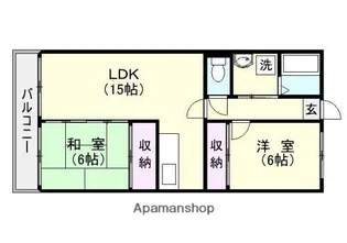 レジデンス東谷山【2階】の間取り
