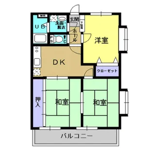 エスポワールB【3階】の間取り