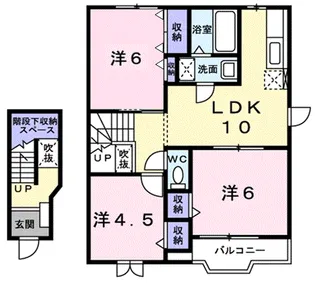 3LDKの間取り画像
