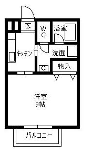 ドマーニK【1階】の間取り