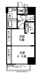 ステージルビーグラス【9階】の間取り