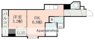 ZERO上之園【7C号室】の間取り