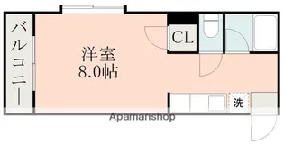 第6富山ビル【407号室】の間取り