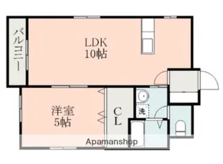 ルフォンT堀江【8階】の間取り