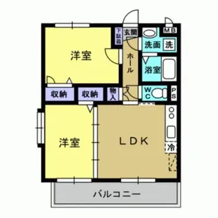 セトルII【301号室】の間取り