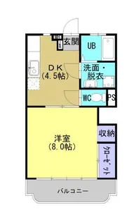 セジュールロマン【102号室】の間取り