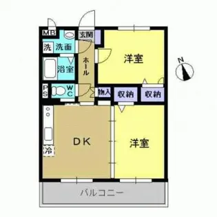 NORTH SIDE 葉月館【3階】の間取り