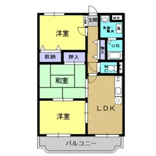 センチュリー21【5階】の間取り