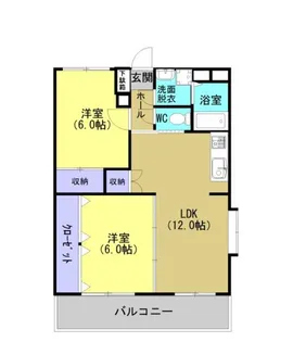 エンプロイ末吉【201号室】の間取り