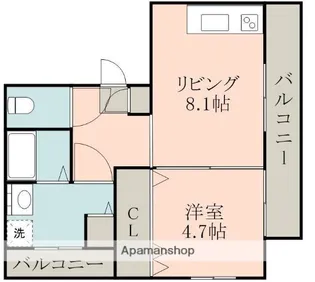シャルマンⅡ【2階】の間取り
