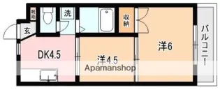 パルティールⅡ【203号室】の間取り