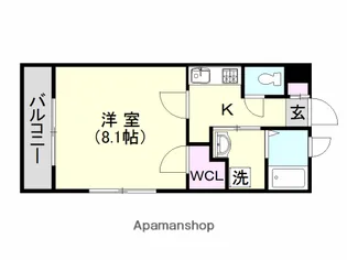 GRAND CIMA ZERO【2階】の間取り