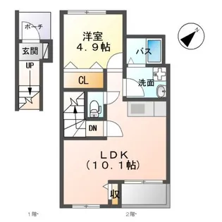 パートリア ’15【2階】の間取り
