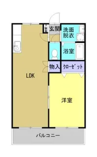 若葉ハイツ【101号室】の間取り