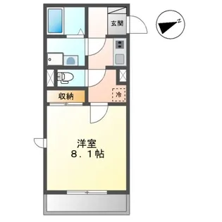ヴィーナス25【2階】の間取り