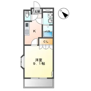 ウイングヒルズ【2階】の間取り